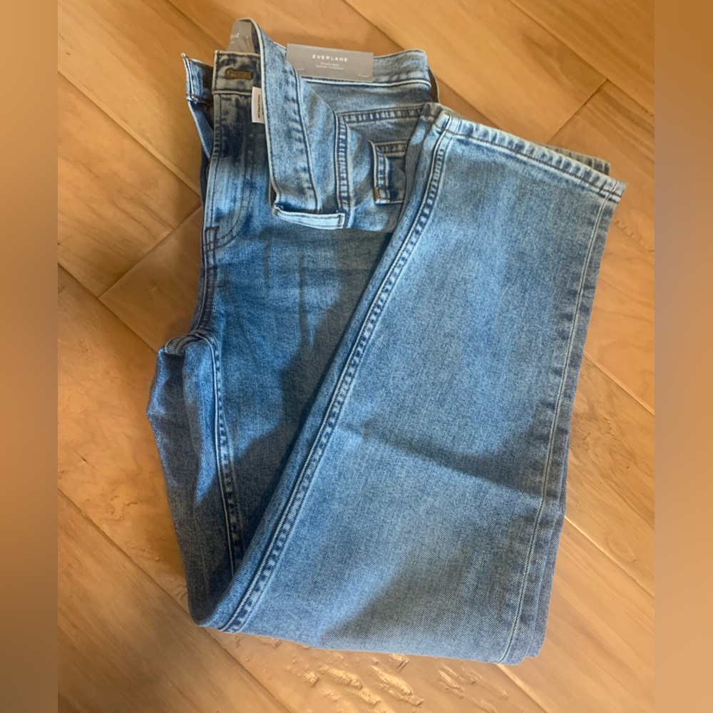 Everlane men’s The Straight Jean 31/30 salt lake denim